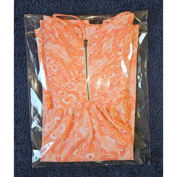 Roxy Tangerine Paisley- Medallion Print Mini Sundress Size Large - Picture 13 of 14